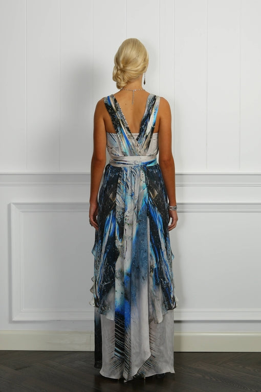 Quartz Silk Chiffon Dress - ( 50% OFF )