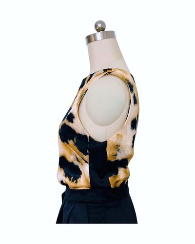Animal Print Silk Satin Tank top -  ( 50% OFF )