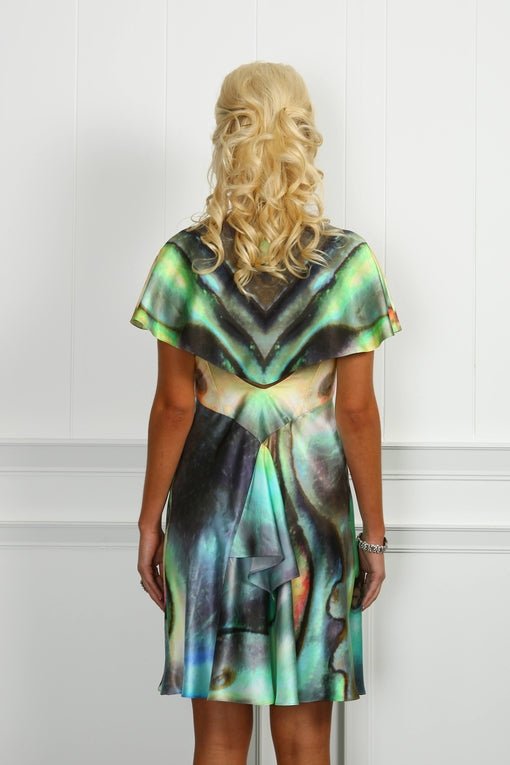 Abalone Silk Satin Dress - ( 50% OFF )