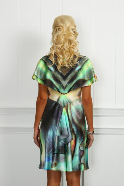 Abalone Silk Satin Dress - ( 50% OFF )