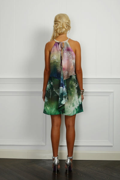 Splash Silk Chirimen Dress - ( 50% OFF )