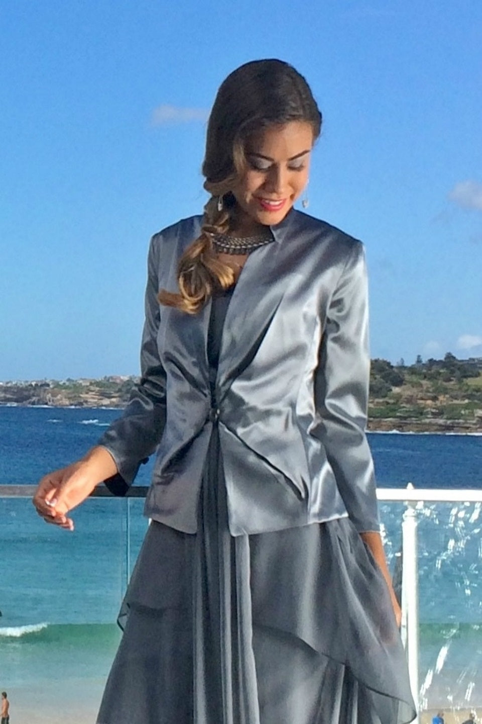 Platinum Pleat Jacket / Black reversible - ( 50%OFF )