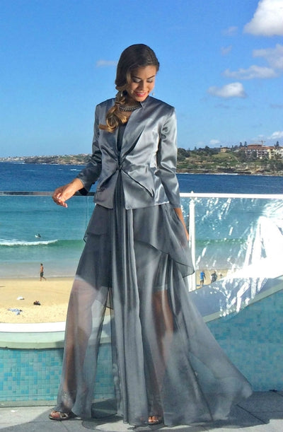 Platinum Pleat Jacket / Black reversible - ( 50%OFF )